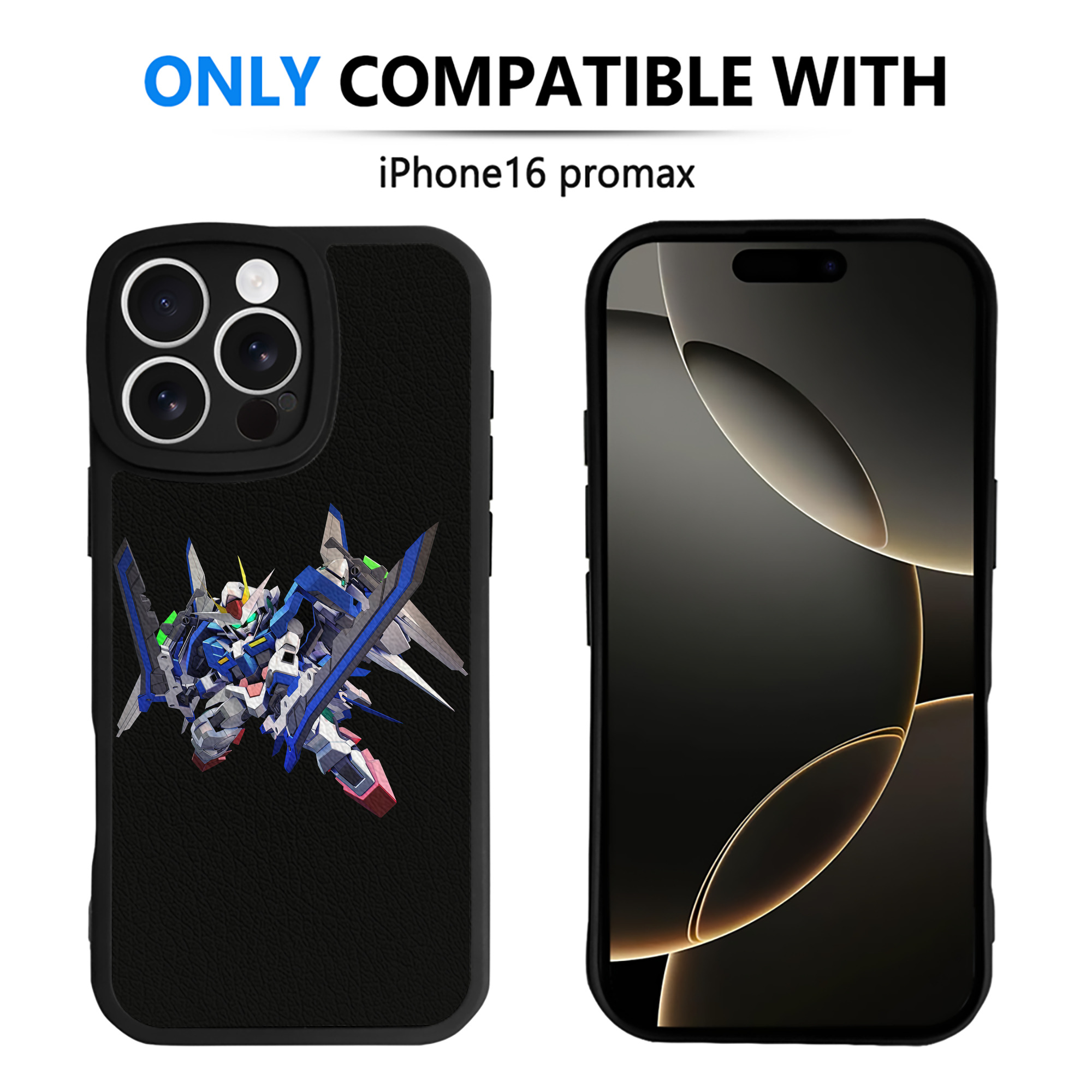 （画像用） 機動戦士ガンダム Mobile Suit Gundam 【iPhone 16シリーズ対応】シリコンスマホケース（レザー調） 材質：シリコン